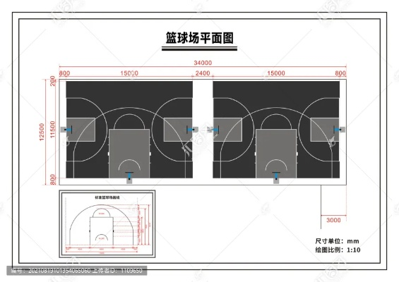 篮球场设计图平面图打造完美运动场地的方法-第3张图片-www.211178.com_果博福布斯